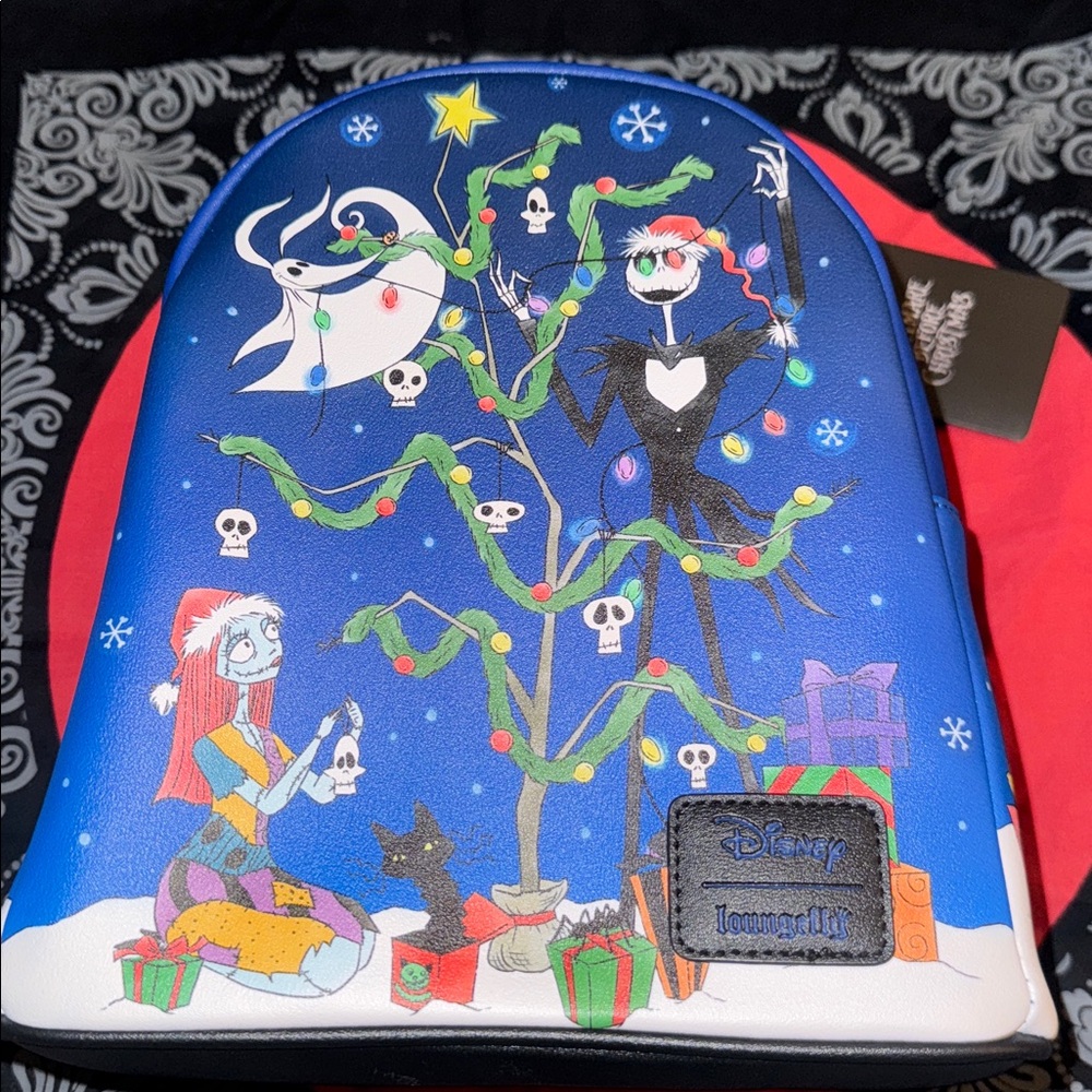Loungefly Blue Nightmare Before Christmas Backpack NWT Hot Topic